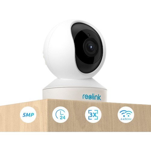 Reolink 2.4/5Ghz Wireless Security IP Camera 5MP PTZ Human Car Detect E1  Outdoor