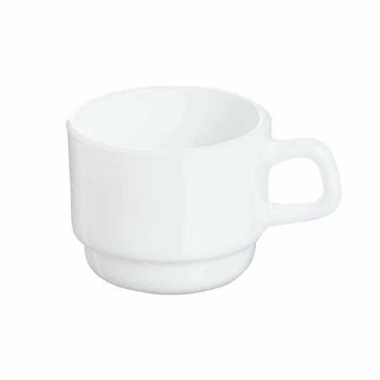 Set de Căni de Cafea Arcoroc Restaurant Alb Sticlă 12 Unități 80 ml