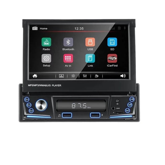 Mp5 Player, for Universal, Wince System, GPS, 1Din, Wifi, 4x60, Black