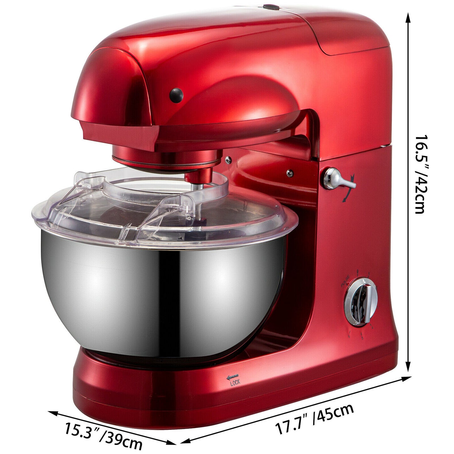 Mixer planetar 4in1 Bol din oțel inoxidabil 5L Mașină de tocat carne Storcator Blender Ouă 1000W Robot de bucătărie de acasă