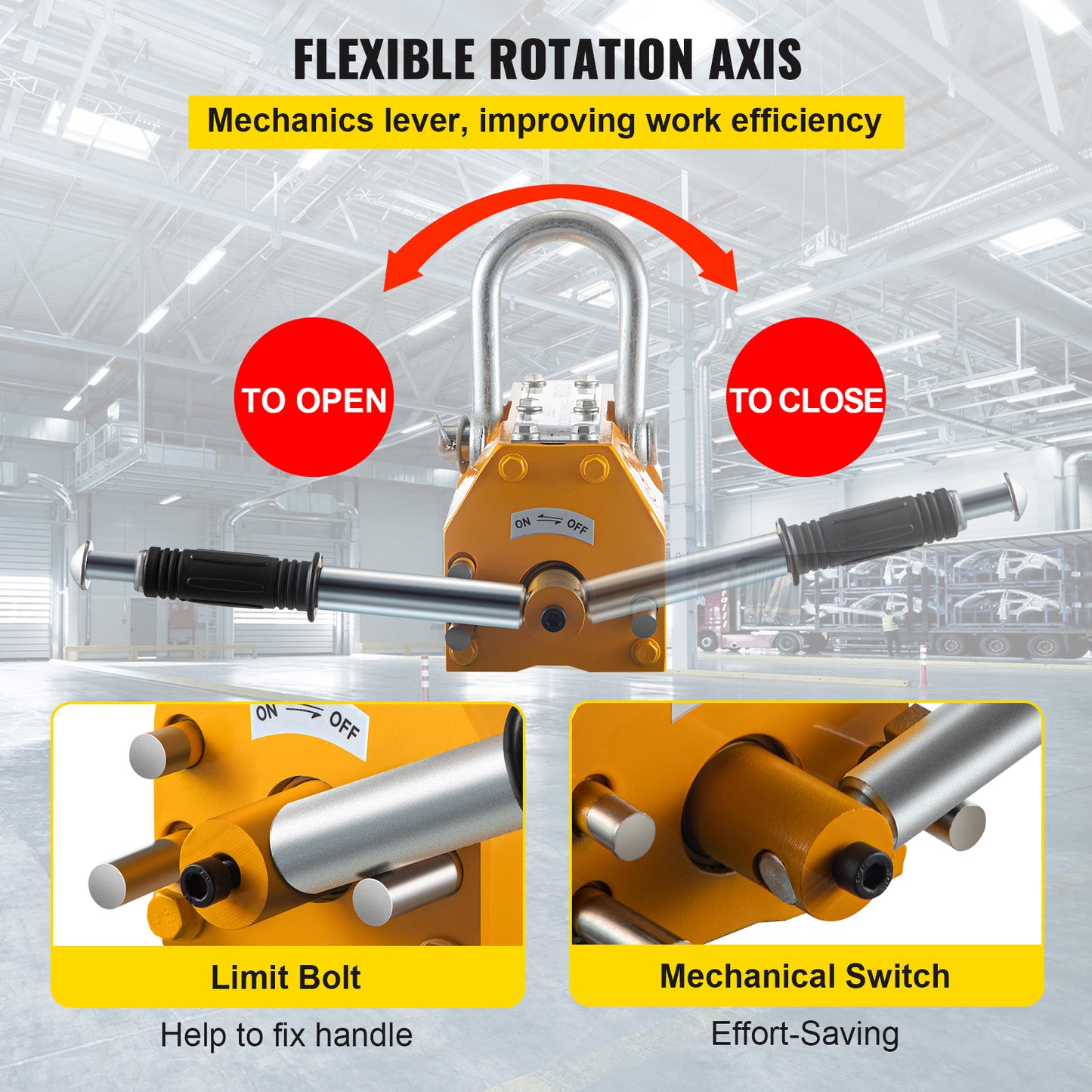 Neodymium Magnet Lifter Steel Tools 100-2000Kg