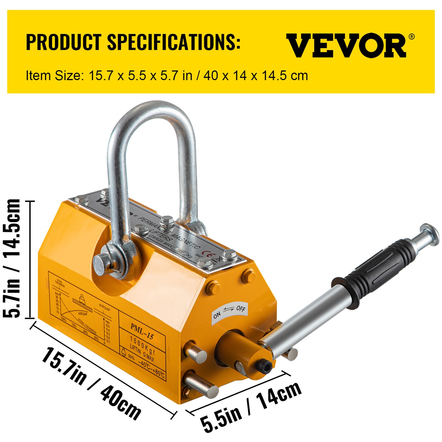 Neodymium Magnet Lifter Steel Tools 100-2000Kg