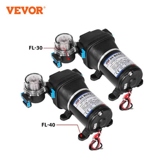 High Pressure Water Booster Pump 12V 10/17L/Min 17/40PSI Auto