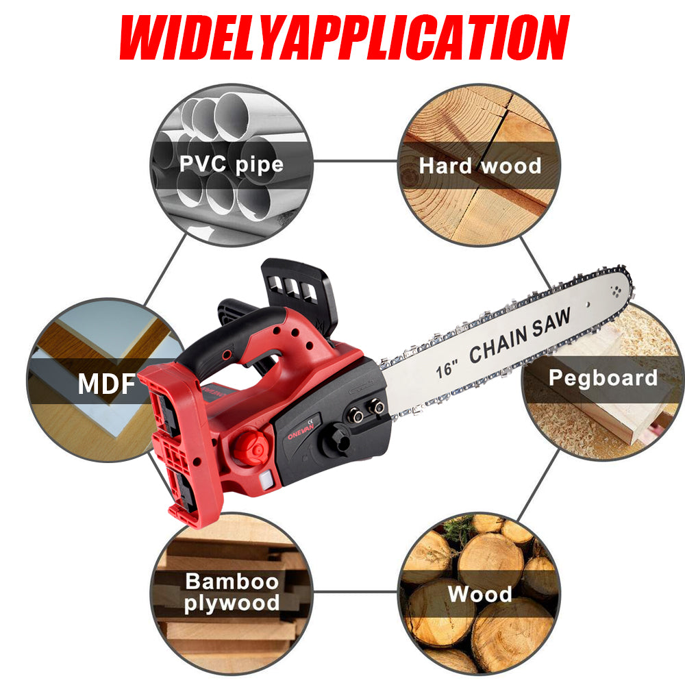 Scie électrique sans fil pour batterie Makita 18V - 16 pouces