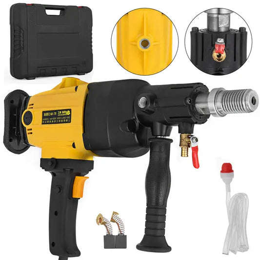 110mm 130mm 160mm 180mm Handheld Diamond Core Drill Rig 2180W Wet/Dry Electric - Stepless Speed Drilling Tool