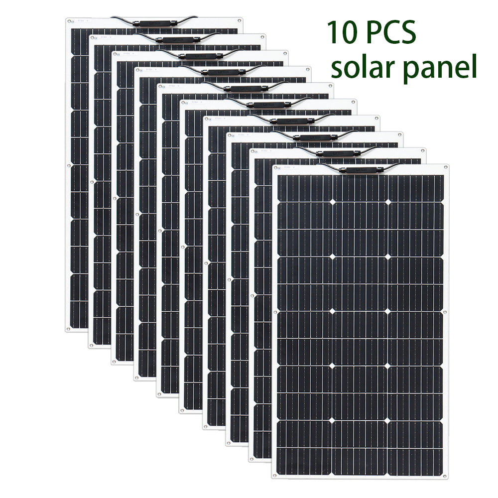 Solar Panels, Xinpuguang, Monocrystalline, Flexible, 220V, 1000W, Inverter, Blue