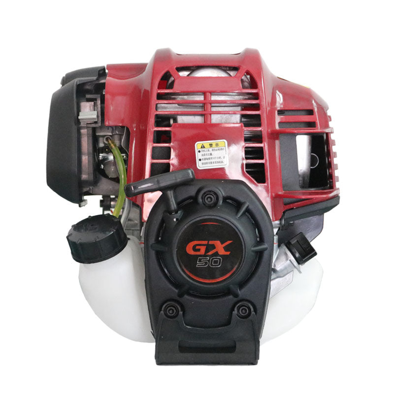 4-stroke grass trimmer engine, 2 HP, 5500 RPM, Red