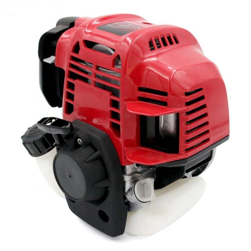 4-stroke grass trimmer engine, 2 HP, 5500 RPM, Red