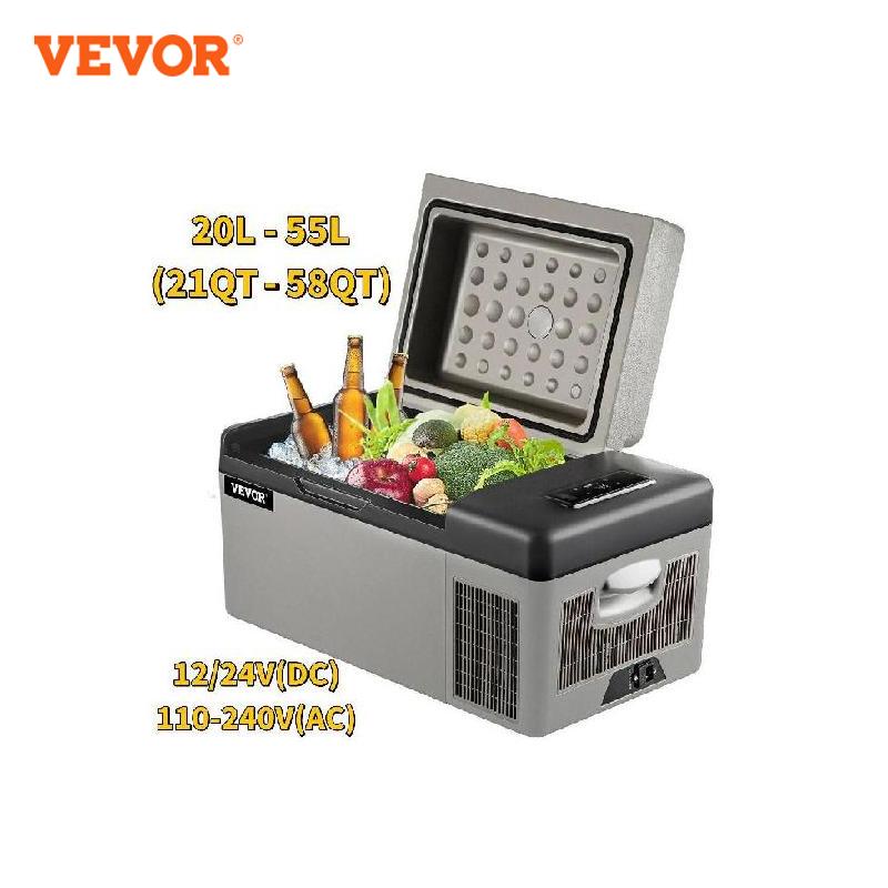 Car Refrigerator, Vevor, 45L 47.5QT, Gray
