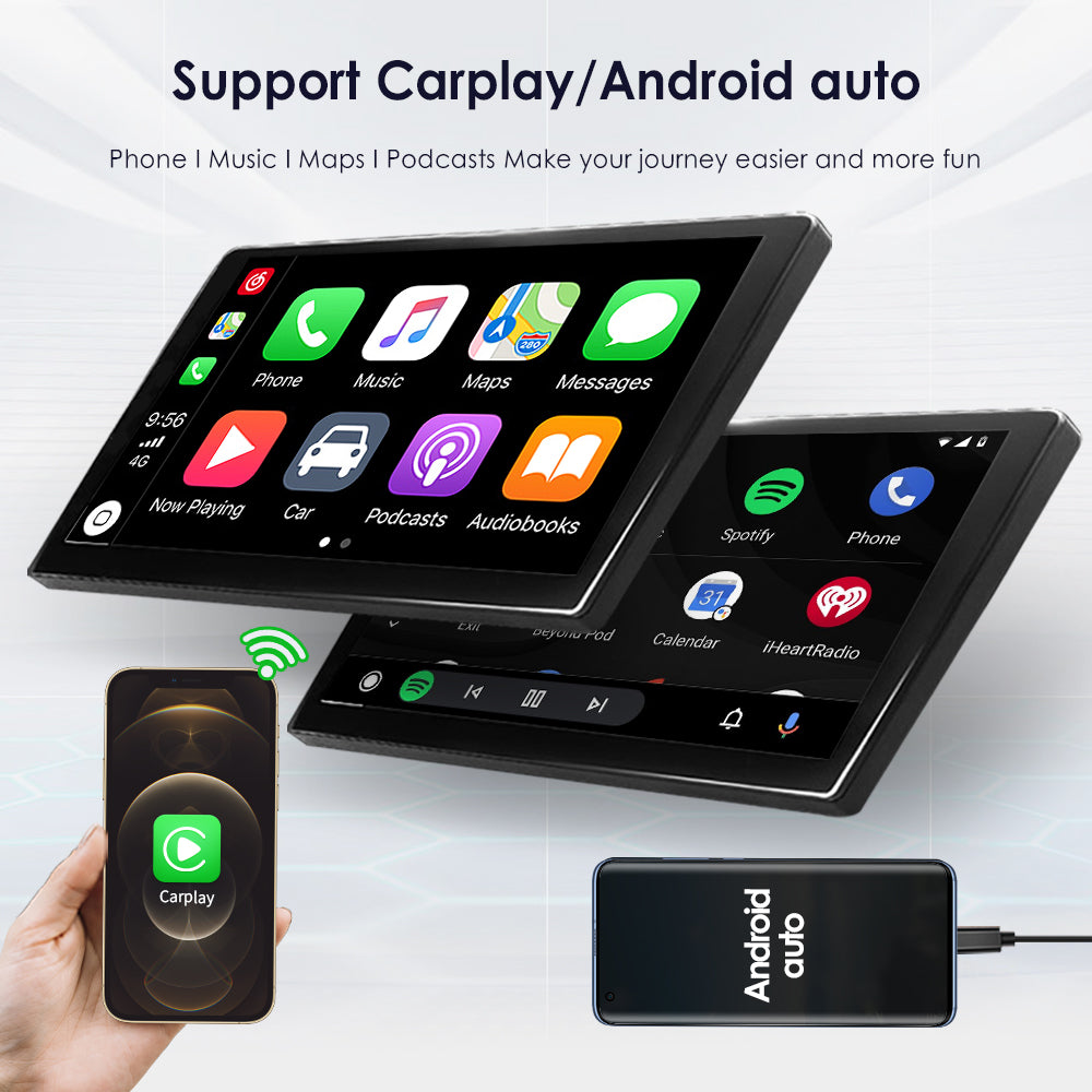 Car Multimedia Player, Ossuret, HC2, 2GB, 16GB, Android 12, Black