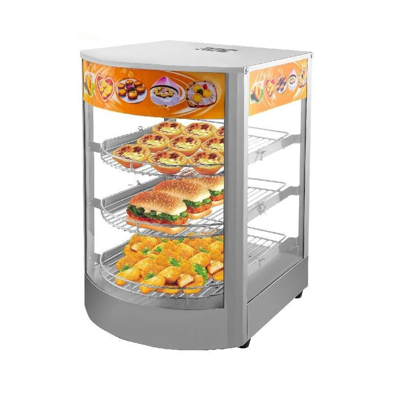 Adjustable Tiered Countertop Food Warmer, Commercial Kitchen Appliance (3/5 Tier)