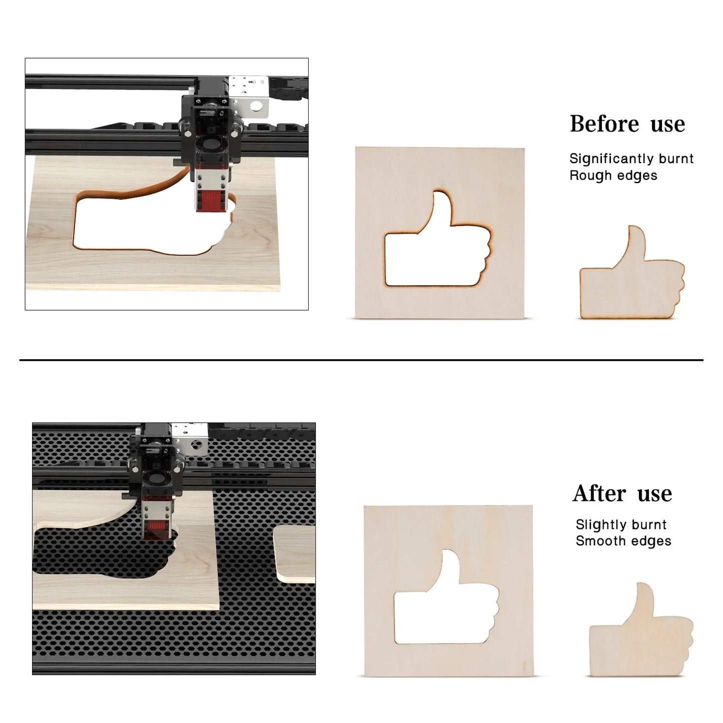 Engraving machine  H8554 3 Max Laser Bed 540 x 850 MM Honeycomb Panels for CNC Laser Cutter DIY Wood Printer Tool