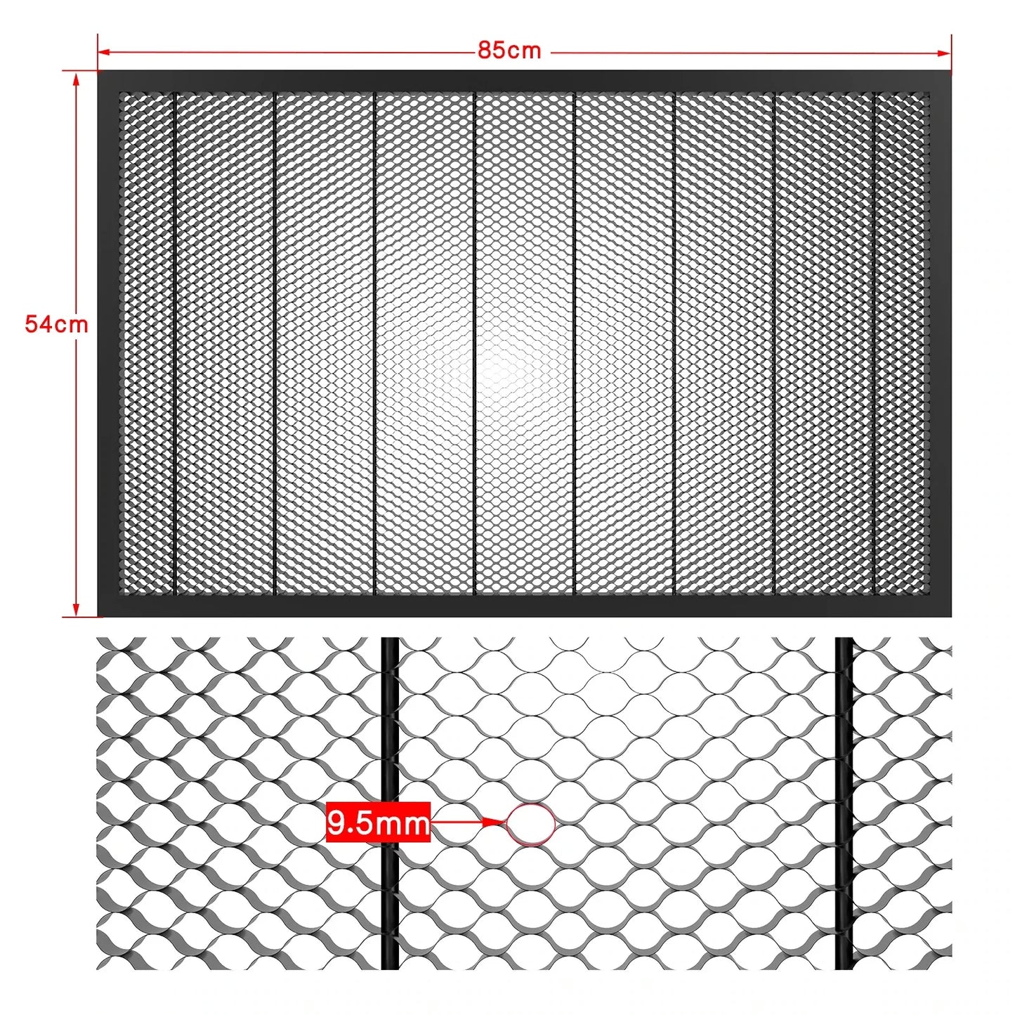 Engraving machine  H8554 3 Max Laser Bed 540 x 850 MM Honeycomb Panels for CNC Laser Cutter DIY Wood Printer Tool