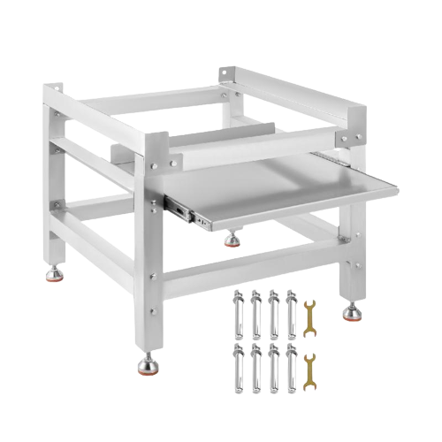 Baza de ridicare pentru suport pentru mașină de spălat și uscător cu suport pentru tavă, bază stabilă din aluminiu - 590 lbs.