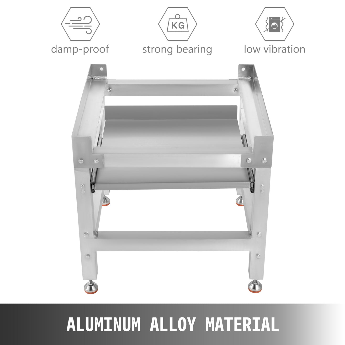 Washer and Dryer Stand Raiser Base with Tray Stand, Stable Aluminum Base - 590lbs.