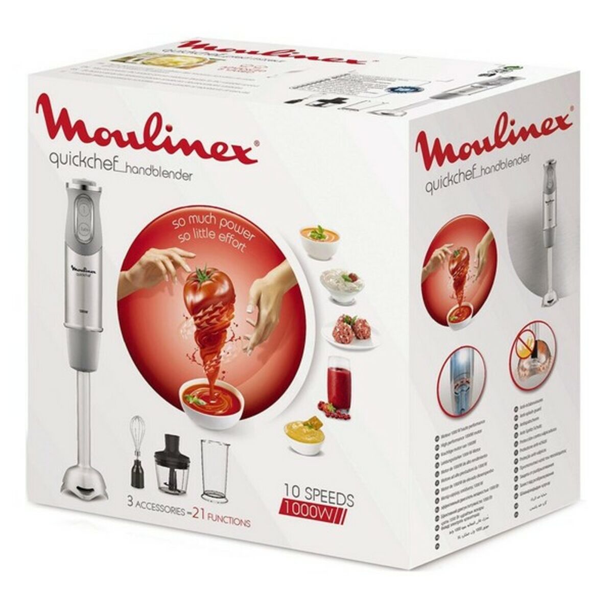 Mixer Manual Moulinex Quickchef 1000W