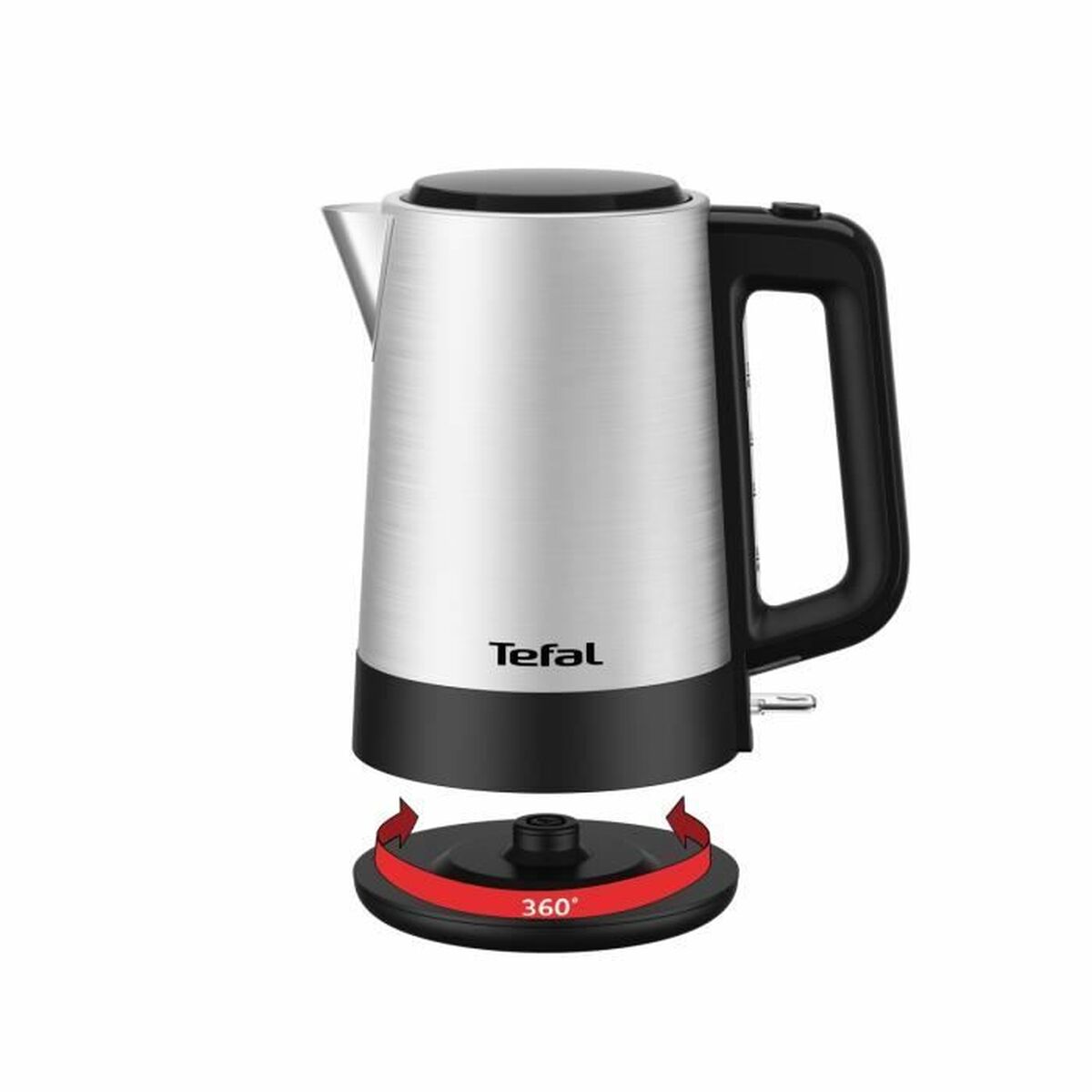 Fierbător Tefal Negru Negru/Argintiu Oțel inoxidabil 2200 W 1,7 L