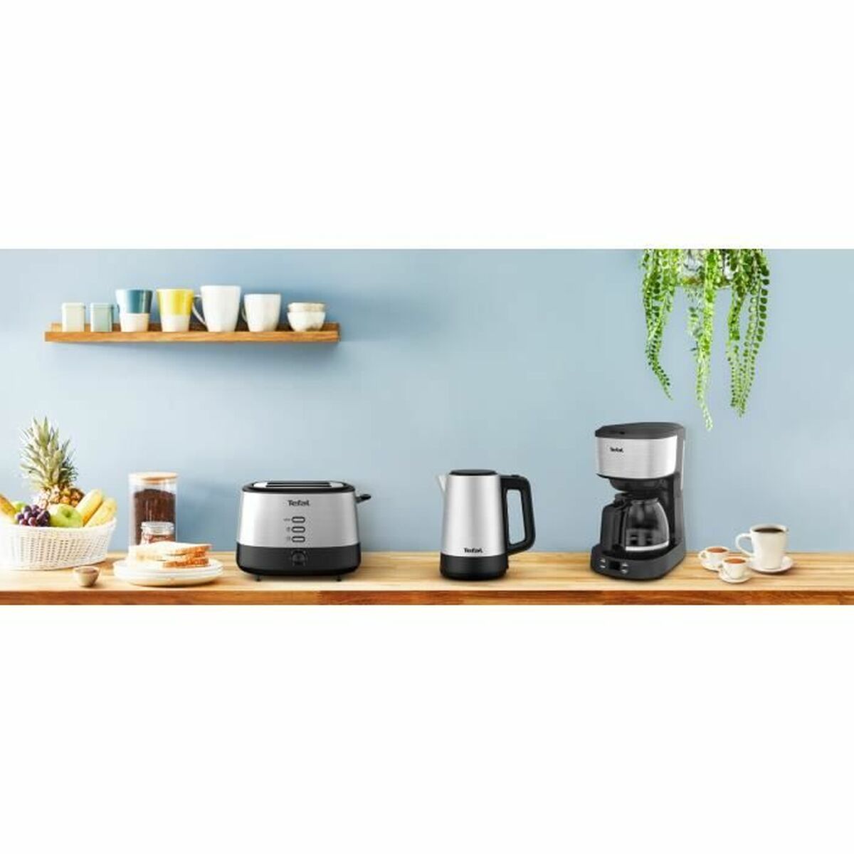 Fierbător Tefal Negru Negru/Argintiu Oțel inoxidabil 2200 W 1,7 L