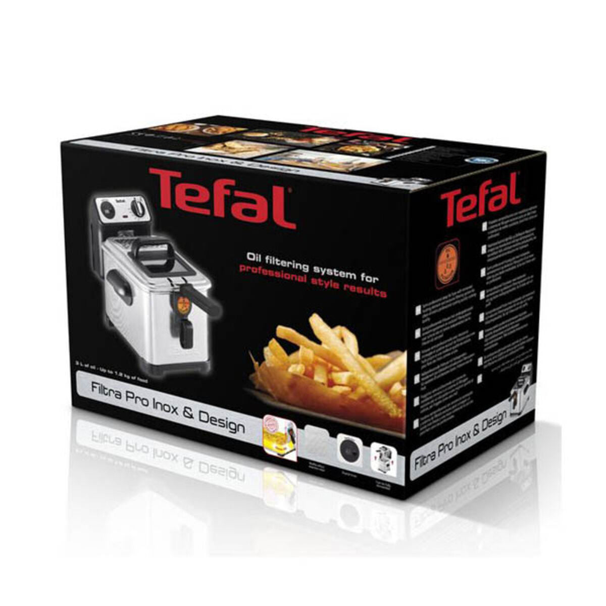 Friteuză Tefal 1,2 kg 3 L Inox 2400W Gri Oțel inoxidabil (Recondiționate A)