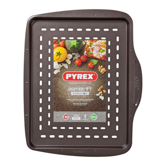 Tavă pentru Cuptor Pizza Pyrex Asimetria oțel galvanizat (37 cm)