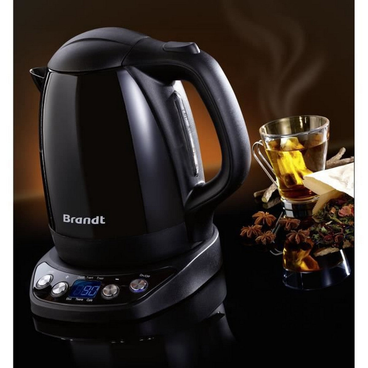 Kettle Brandt BO1200EN Black 2000 W 1,2 L