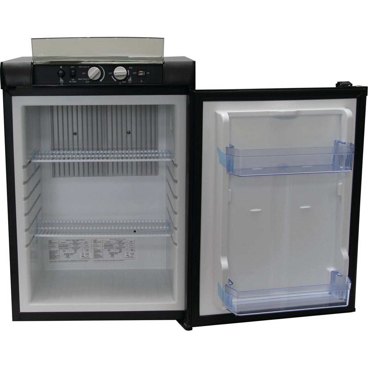 Mini Fridge Dual Black