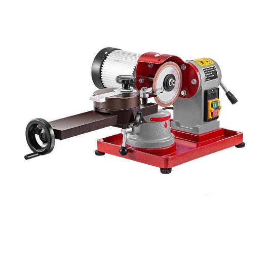 Circular saw blade sharpening machine, 370W, 2850 RPM, adjustable, red