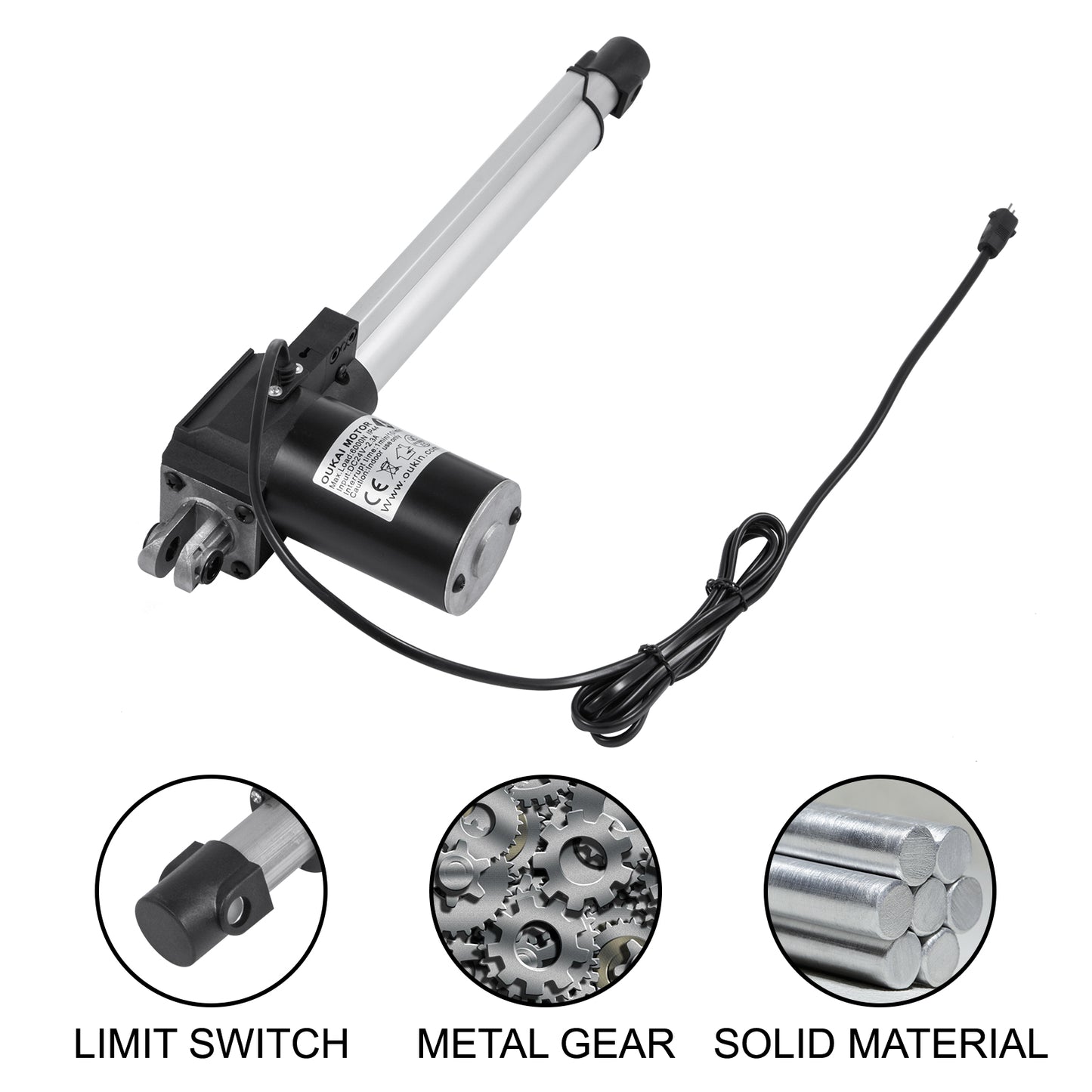 Electric Recliner Motor Actuator for Lift Chair & Sofa, 38-61cm (AP-A88)