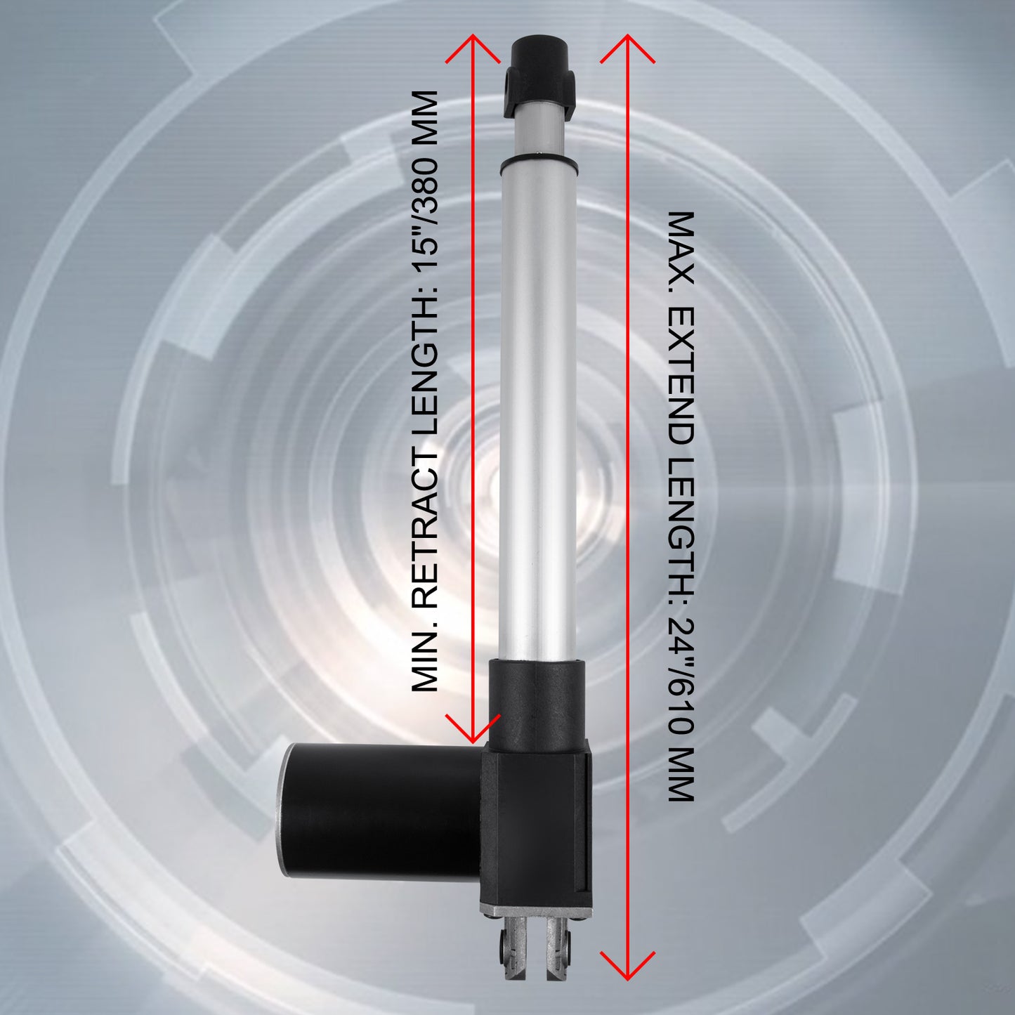 Dispozitiv de acționare cu motor electric reclinabil pentru scaun și canapea, 38-61 cm (AP-A88)