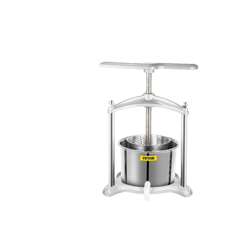 Presse-cidre de vin de fruits en acier inoxydable, capacité de 3L/6L