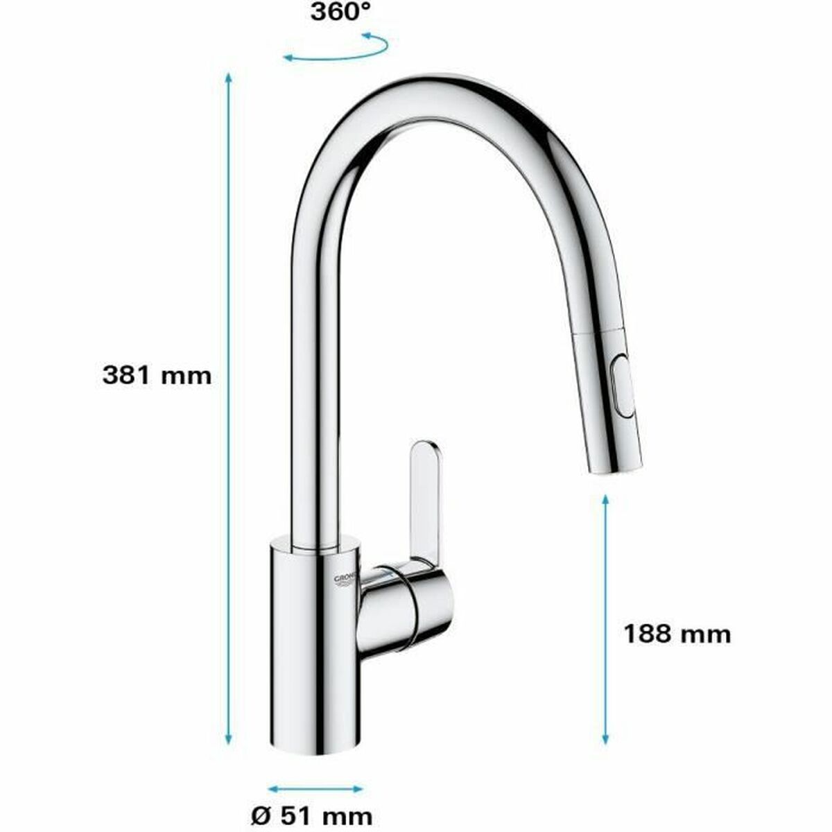 Robinet Monocomandă Grohe 31484001