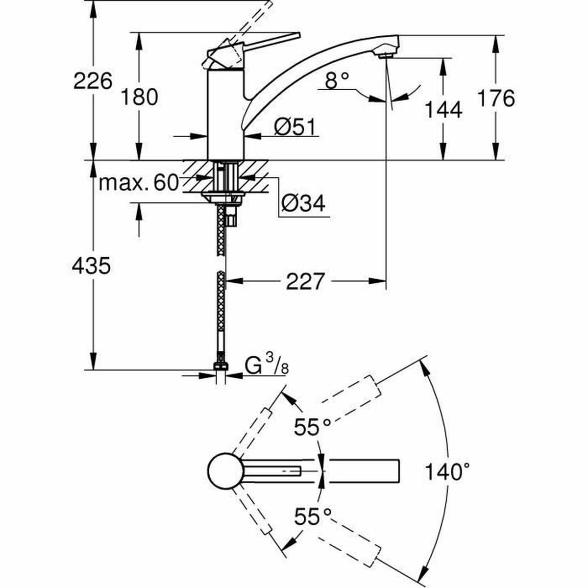 Mixer Tap Grohe 30358000