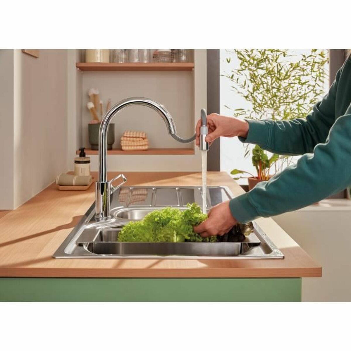 Mixer Tap Grohe StartLoop C-shaped Brass