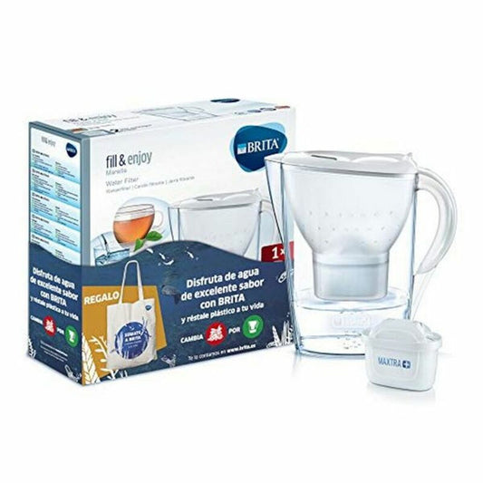 Filter jug Brita 1035745 2,4 L White Transparent Plastic 2,4 L 1,4 L