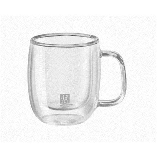 2 Piece Coffee Cup Set Zwilling 39500-110 Borosilicate Glass 80 ml Transparent 2 Pieces (2 Units)