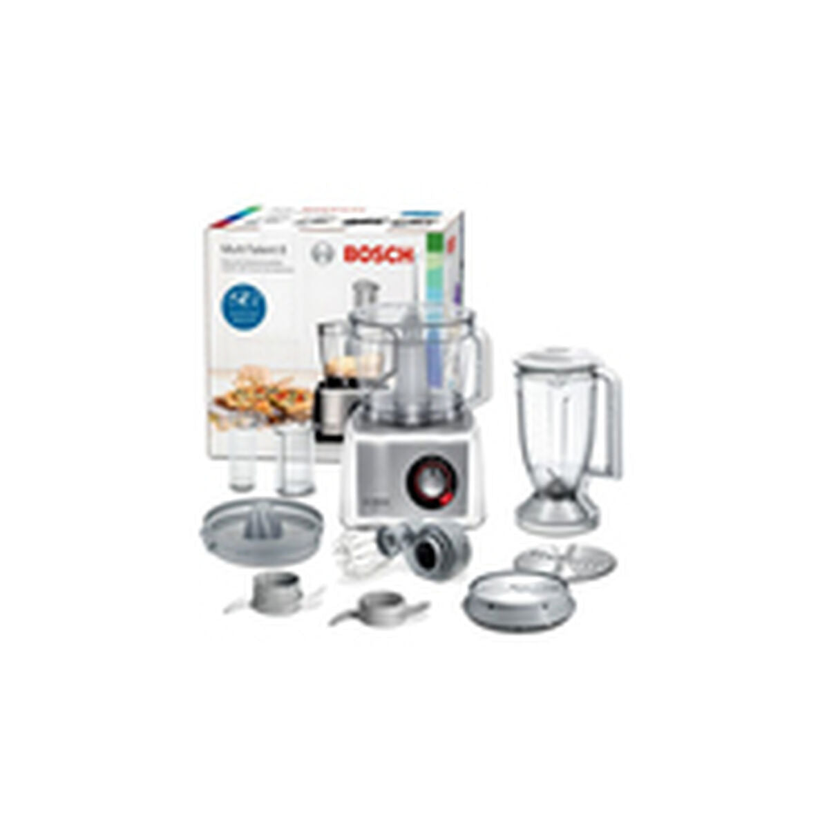 Food Processor BOSCH MC812S820 1250 W White Steel