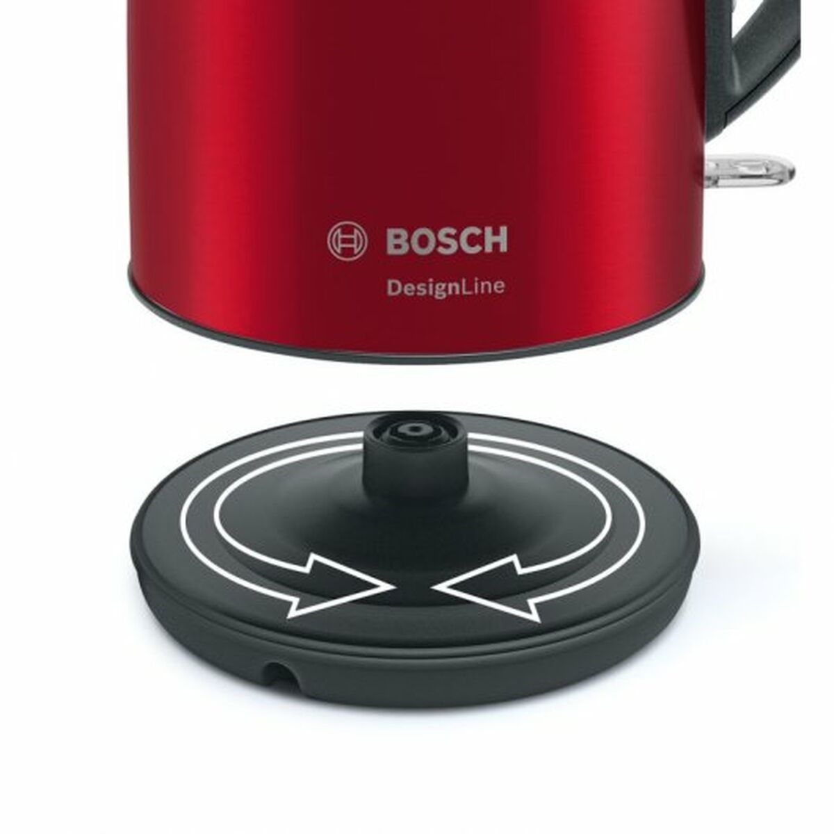 Kettle BOSCH TWK3P424 Red Red/Black Stainless steel 2400 W 1,7 L