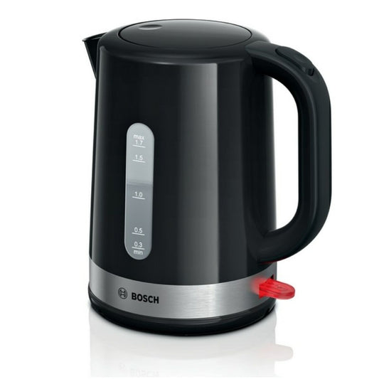 Fierbător BOSCH TWK6A513 Negru Plastic/Oțel inoxidabil plástico,acero inoxidable 2200 W 1,7 L