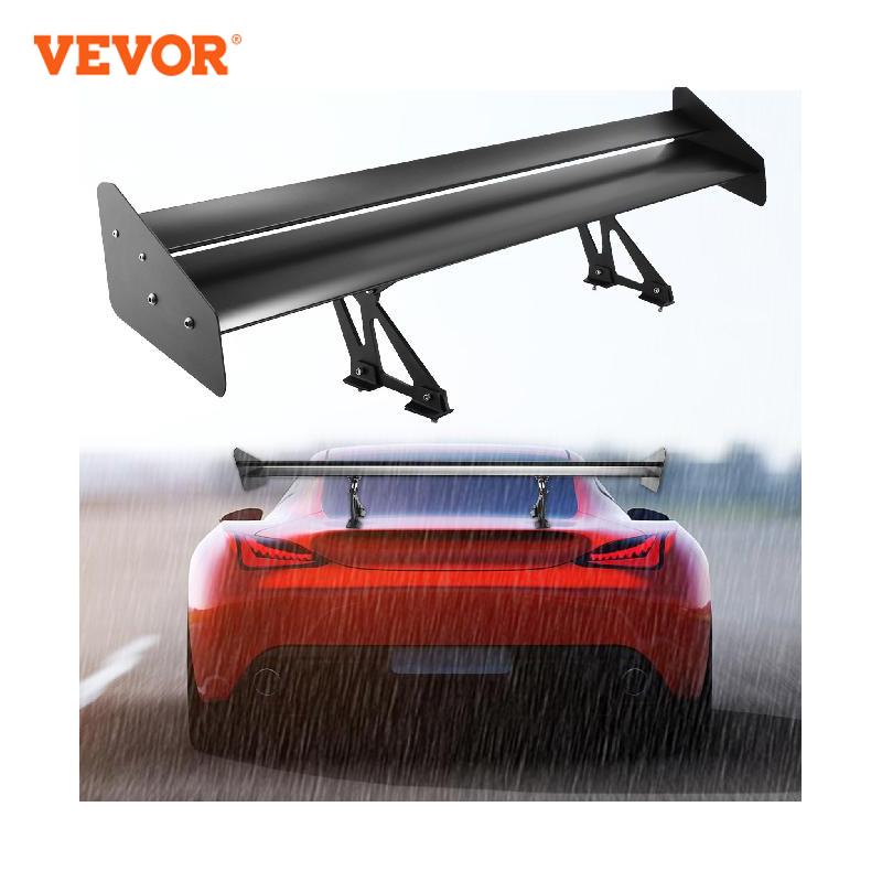 Lightweight Universal Rear Wing Spoiler Set (43/53") for Hatchbacks with Even Trunk