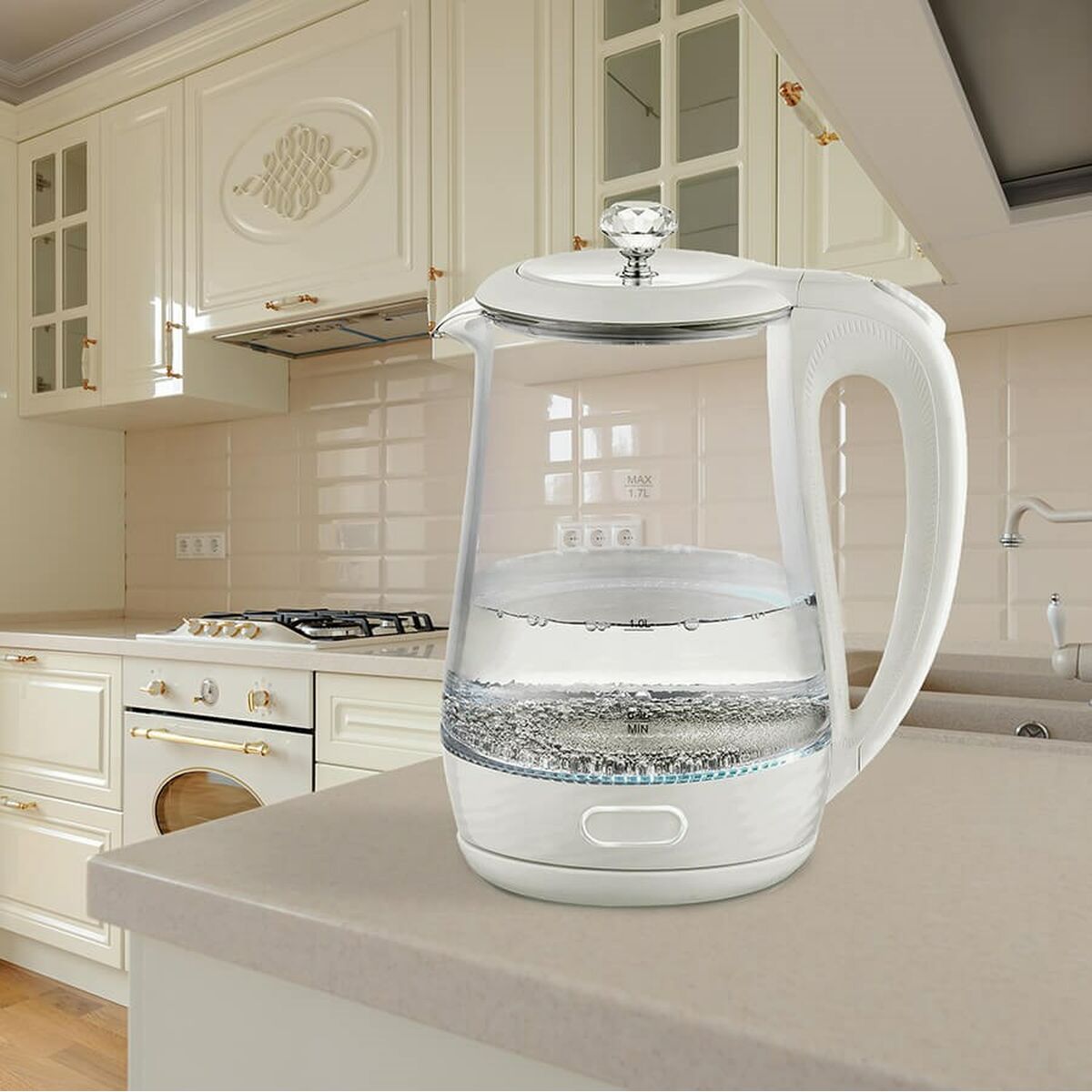 Kettle Feel Maestro  MR-052 Blue Crystal 2200 W 1,7 L