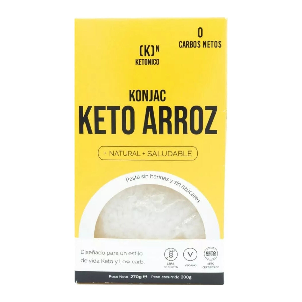 Paste de orez Ketonico Conscious Konjac (8 Unități)