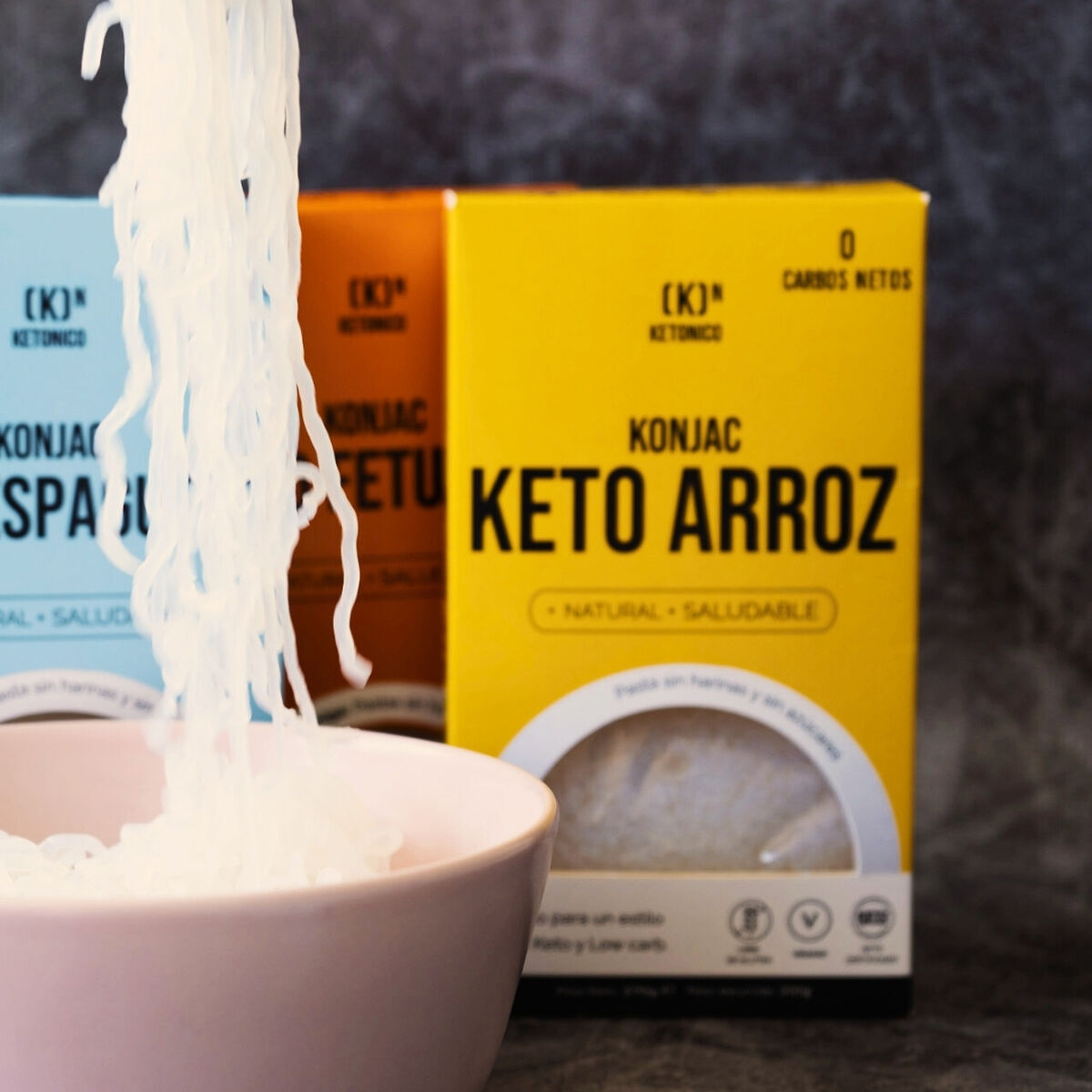 Paste de orez Ketonico Conscious Konjac (8 Unități)