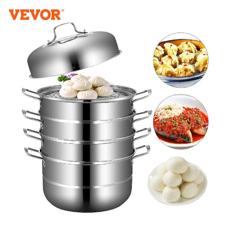 Stainless Steel Pot Steamer for Steaming Food 28cm/30cm