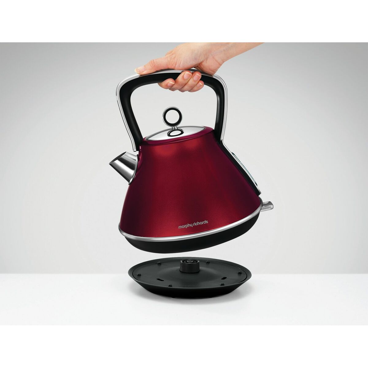 Fierbător Morphy Richards Evoke Retro Roșu Metal 2200 W 1,5 L