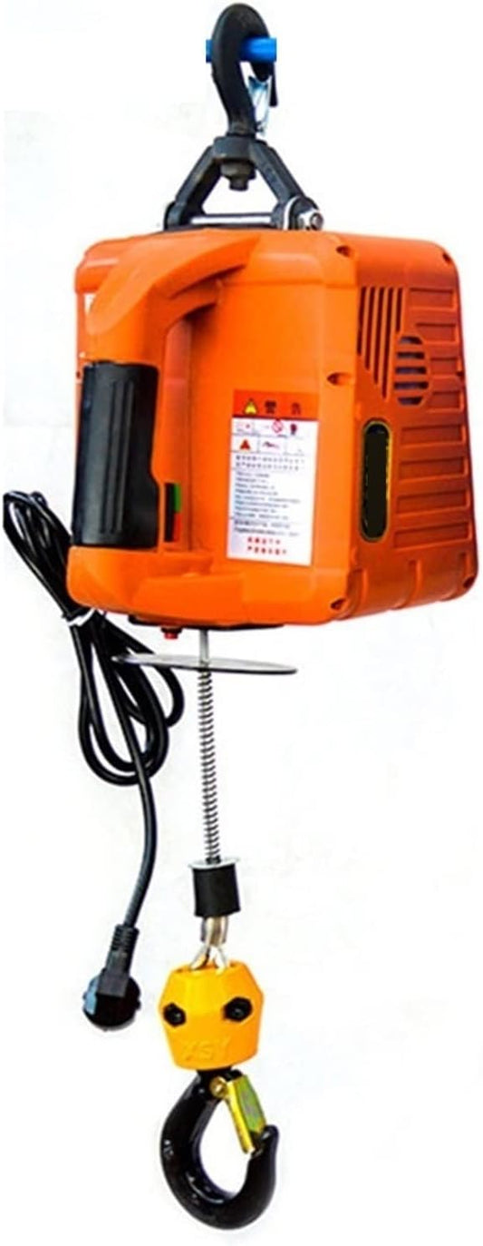 Portable Electric Hoist, 220V, 500kg, 3 in 1, Orange