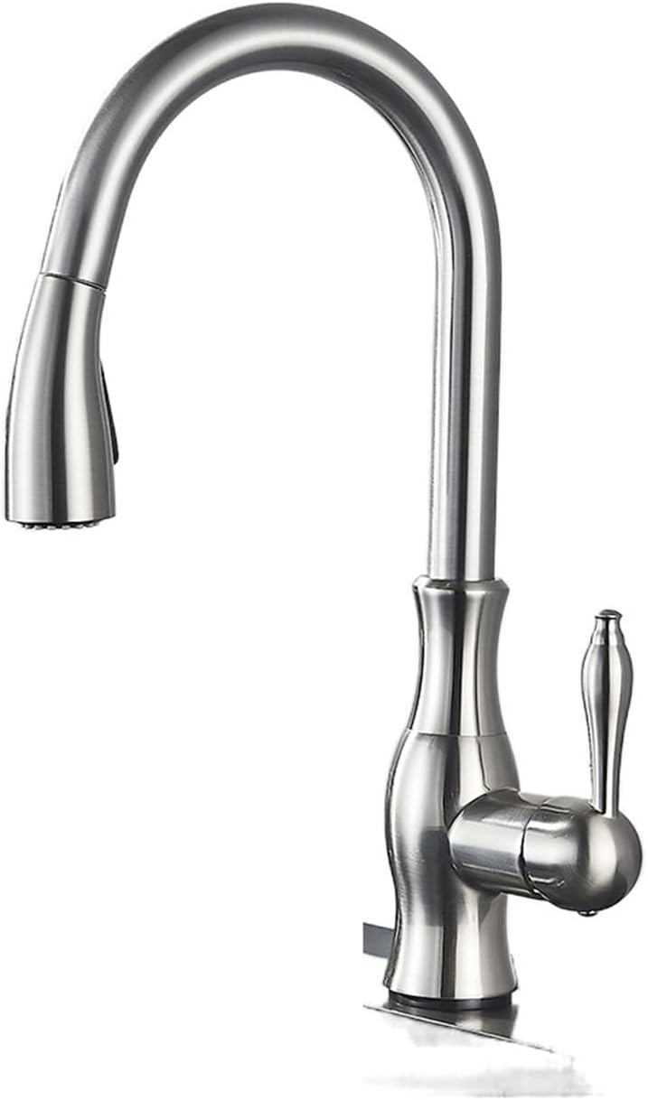 Faucet, Rozin, Pull Out, Single Handle, Chrome B