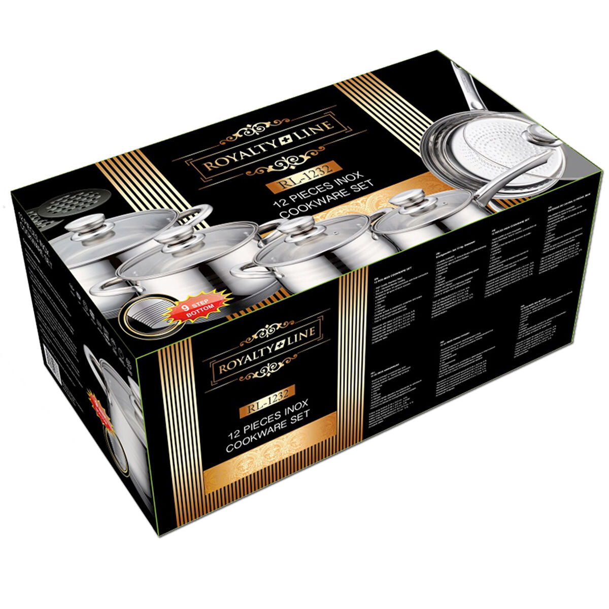 Cookware Royalty Line 1231 Steel 12 Pieces