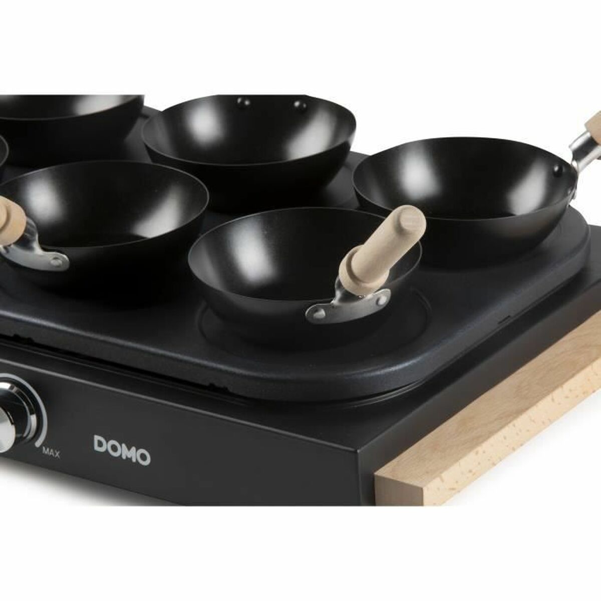 Crepe Maker DOMO DO8716W Black 1000 W