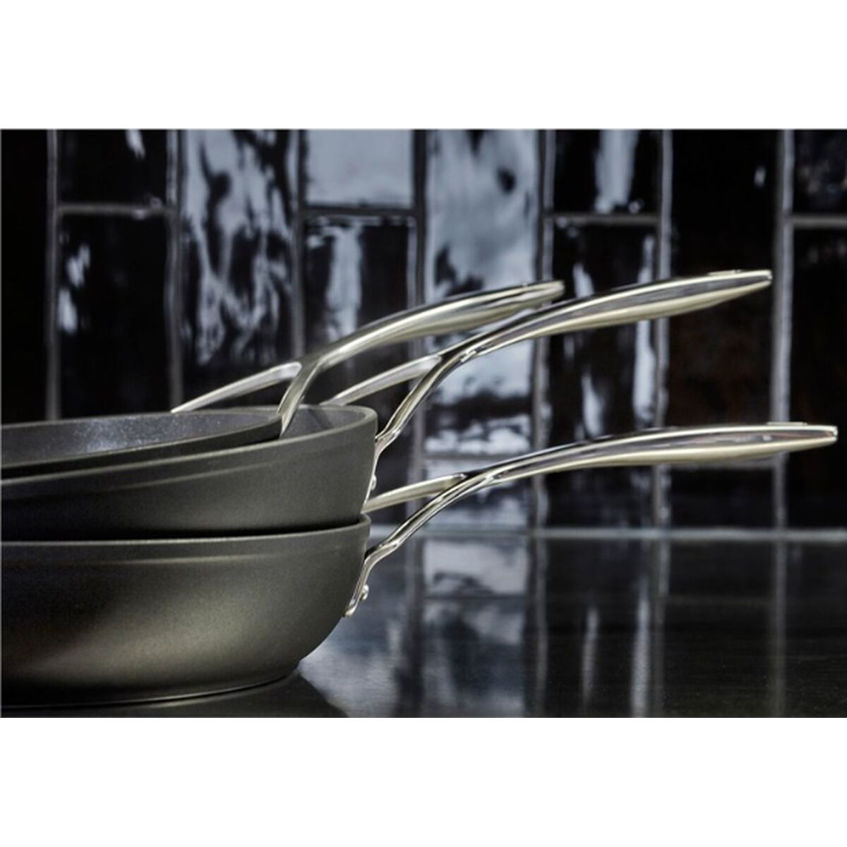 Tigaie Demeyere 40851-048-0 Negru Oțel Oțel inoxidabil Aluminiu Ø 28 cm