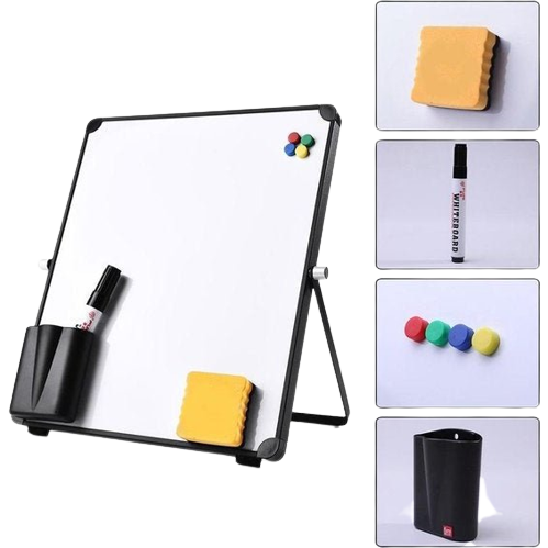 Whiteboard | Magnetisch Whiteboard voor Kinderen | Mini Tekenbord | Uitwisbaar | Wit | 30x25cm |